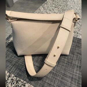 MNG MANGO Cream Beige Crossbody